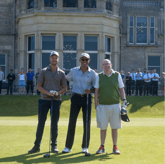 Barack Obama Plays St. Andrew’s Old Course